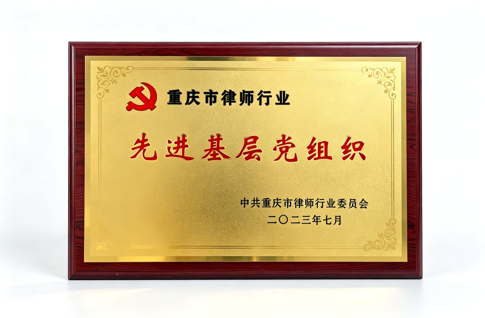 重庆市律师行业先进基层党组织